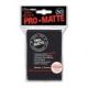 Pro-Matte Deck Protectors Pack: Black 50ct (DISPLAY 12)