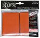 Pro-Matte Eclipse 2.0 Standard Deck Protector Sleeves: Pumpkin Orange (100)